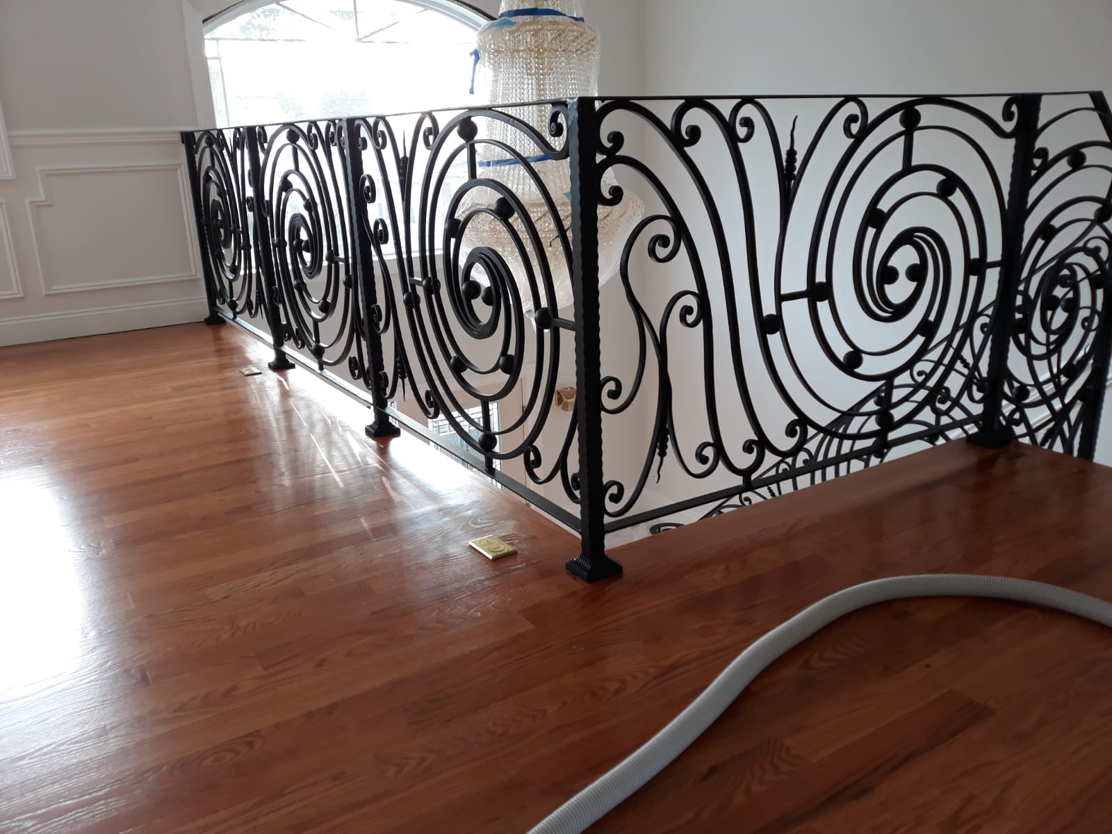 Custom Wrought Iron Interior Railing, photo 2