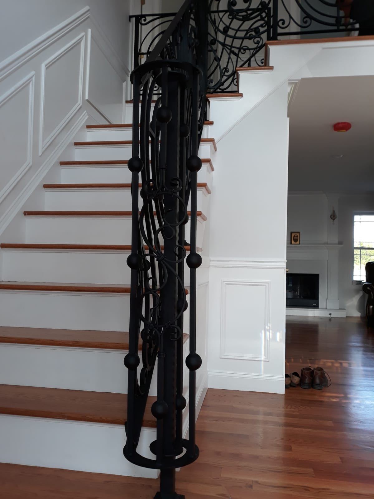 Custom Wrought Iron Interior Railing, photo 5