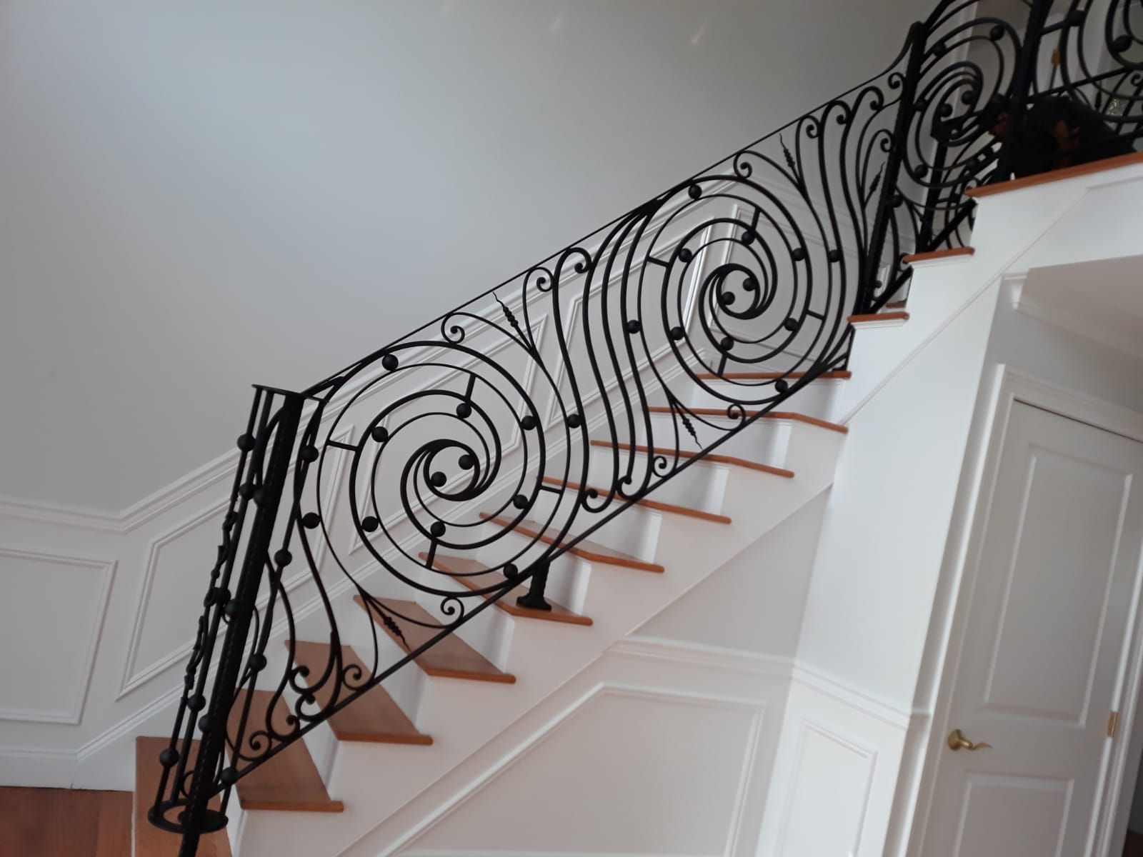 Custom Wrought Iron Interior Railing, photo 6